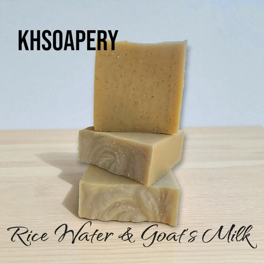 Rice Water & Goats Milk Soap (Unscented)