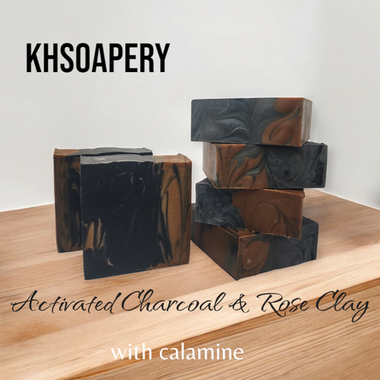 Activated Charcoal & Rose Clay